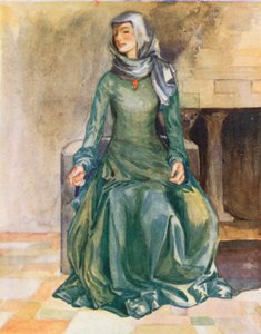 Eine Frau aus der Zeit von Wilhelm II. 1087-1100
