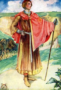 Männerkostüm zur Zeit von Heinrich II. (1154–1189)