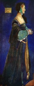 Frauenkostüm zur Zeit von Heinrich VIII (1509-1547)