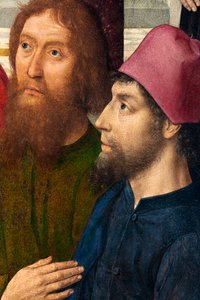 Pfarrkirche (Parochiekerk Sint-Pieter). Abendmahl. Dirk Bouts. 1464-1468. (Detail)