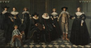 Porträt der Familie von Dirck Bas Jacobsz, Bürgermeister von Amsterdam