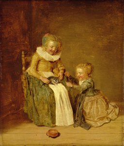 Kinder mit einer Katze, 1631