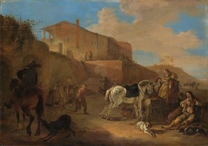 Die Jagdgesellschaft von Dirck Stoop
