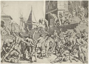 Kindermord in Bethlehem von Dirck Volckertsz. Coornhert