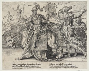 Der Triumph Davids von Dirck Volckertsz. Coornhert