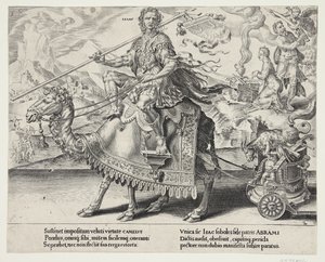Der Triumph von Isaac von Dirck Volckertsz. Coornhert