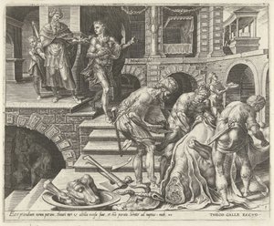 Vorbereitungen für das Hochzeitsfest von Dirck Volckertsz. Coornhert