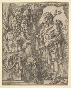 Achior bittet Holofernes für die Israeliten, aus Die Geschichte von Judith und Holofernes