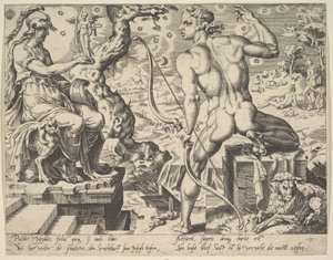 Joseph, aus der Serie Die zwölf Patriarchen, 1550 von Dirck Volkertsen Coornhert