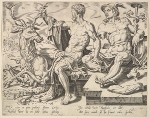 Naphtali, aus der Serie Die zwölf Patriarchen, 1550 von Dirck Volkertsen Coornhert