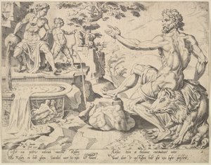 Ruben [Genesis 49:3-4], aus der Serie Die zwölf Patriarchen, 1550 von Dirck Volkertsen Coornhert