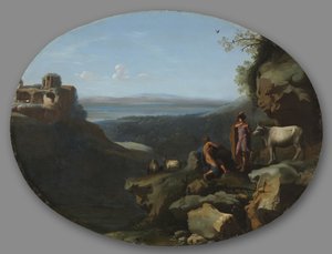 Merkur und Argus in einer Landschaft, um 1635