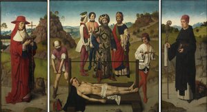 Martyrium des Heiligen Erasmus Triptychon, 1458