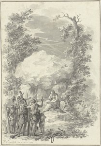 Allegorie auf den Tod von Joan Derk van der Capellen tot den Pol, 1784 von Dirk Langendijk (signed by artist)