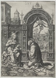 Die Vision des Heiligen Bernhard, 1524