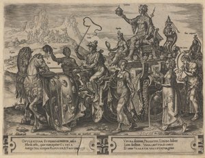 Der Triumph des Reichtums, 1564 von Dirk Volkertsz. Coornhert