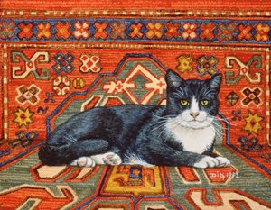 Zweiter Teppich-Katzen-Fleck, 1992