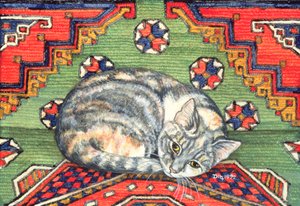 Dritter Teppich-Katzen-Flicken