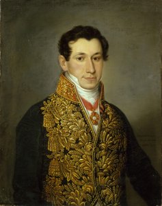 Porträt von Grigory Mitusov 1795-1871, 1826 von Dmitri Grigorievich Levitsky