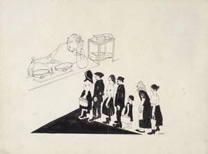 Die Warteschlange von Dmitriy Stakhievich Moor