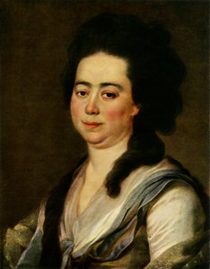 Porträt von Anna Sergejewna Bakunina, ca. 1770er Jahre, 1965