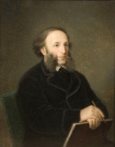Porträt des Künstlers Ivan Aivazovsky 1817-1900, 1879 von Dmitry Mikhaylovich Bolotov