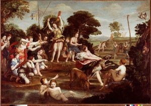 Die Jagd der Diana. Gemälde von Domenico Zampieri genannt Il Domenichino (1581-1641) 1617. Rom, Galleria Borghese