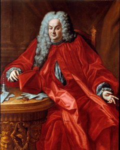 Porträt von Domenico Canevari (1683-1745) Doge der Republik Genua zwischen 1742 und 1744 (Gemälde zugeschrieben Domenico Bocciardo)