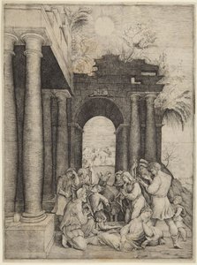 Anbetung der Hirten von Domenico Beccafumi