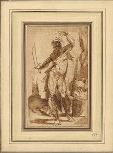 Studie für die Figur Abrahams