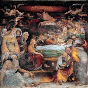 Der Tod der Jungfrau von Domenico Beccafumi