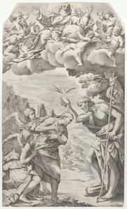 Die Taufe Christi, 1670-1731 von Domenico Bonavera