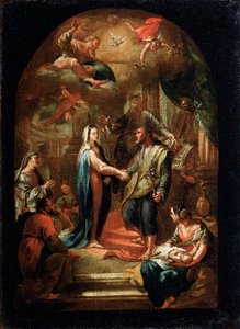Die Hochzeit von Maria und Joseph, 18. oder frühes 19. Jahrhundert