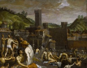 Badegäste in San Niccolo