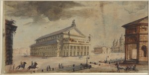 Das Kaiserliche Bolschoi-Kamenny-Theater in Sankt Petersburg