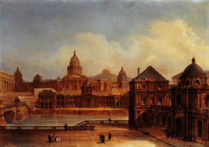 Kompositansicht der Pariser Denkmäler, ca. 1836