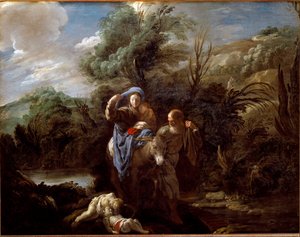 Flucht nach Ägypten von Domenico Fetti or Feti