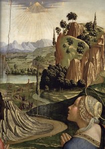Christus in Herrlichkeit mit Heiligen, 1492 (Detail)