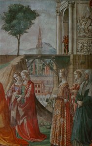Heimsuchung von Domenico Ghirlandaio
