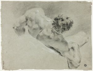 Männlicher Akt von hinten gesehen von Domenico Maggiotto