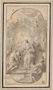 Christus spendet die Kommunion (Die Einsetzung der Eucharistie)