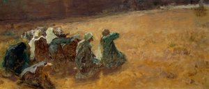 Die Marien besuchen die Kreuzigung Christi, Detail