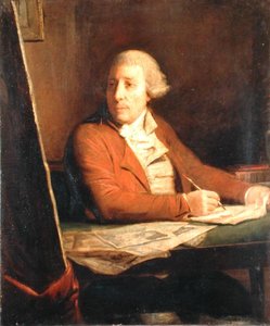 Porträt von Francesco Bartolozzi (1727-1815) von Domenico Pellegrini