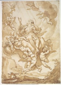 Himmelfahrt der Heiligen Maria Magdalena von Domenico Piola