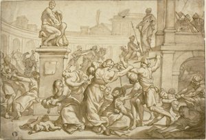 Das Massaker der Unschuldigen von Domenico Piola