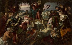 Die Auferweckung des Lazarus, 1585-1590