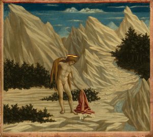 Johannes der Täufer in der Wüste, ca. 1445-1450