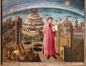 Dantes Göttliche Komödie von Domenico di Michelino