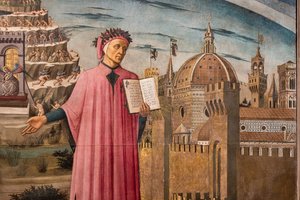 Dante Alighieris Göttliche Komödie von Domenico di Michelino