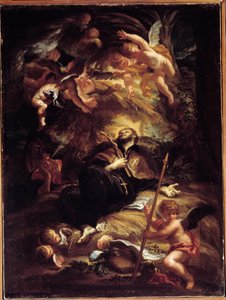 Der Tod von Saint Francois Xavier (Francois-Xavier) (1506-1552), spanischer Jesuitenmissionar